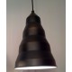 Step pendant lamp in black