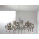 Spillray chandelier 20 lights round