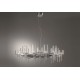 Spillray chandelier 20 lights round