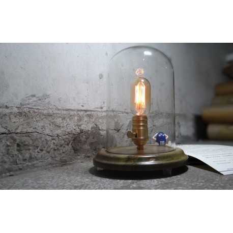 bell jar table lamp