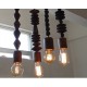 Bright Beads wooden pendant lamp