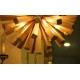 Suspension en bois design Firework