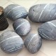 Pouf design rocher galet Collection Jupiter set de 6pcs