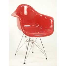 Chaise design Eames DAR en fibre de verre