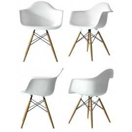 Chaise design Eames DAW en fibre de verre