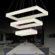 Suspension design moderne LED forme rectangulaire
