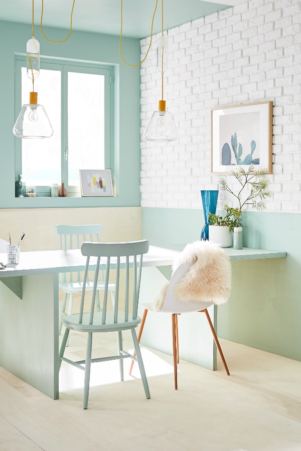 Dezign Lover Blog - Home Design Trend | This mint colour that gives pep's to the decor