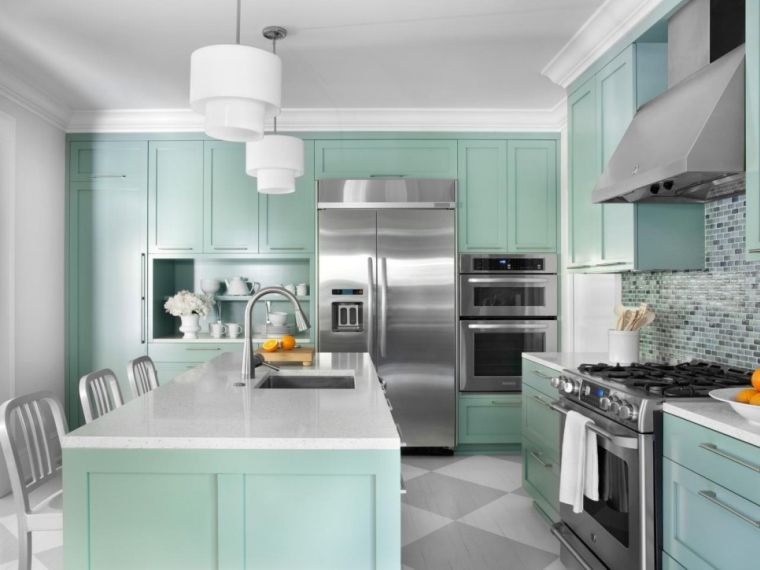 Dezign Lover Blog - Home Design Trend | This mint colour that gives pep's to the decor