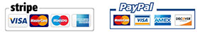 Stripe, Paypal Card Logo